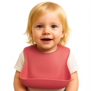 BHD, venta al por mayor, ajuste ajustable, impermeable, juego de babero de silicona suave, sin BPA, desechable, alimentación para niños pequeños, paquete impreso portátil para bebés - Product Image 4