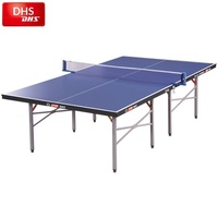 Table de tennis de table Red Double Happiness T3088, pliable, standard, mobile, arquée, pour intérieur et usage domestique