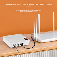 Batterie au lithium 8000mAh 12000mAh Alimentation sans interruption Mini UPS Portable d'urgence pour ordinateur portable