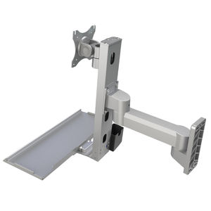 <span class=keywords><strong>Support</strong></span> mural pour écran industriel T8-MA01KB-600-argent 32 pouces, capacité de 25 kg, rotation à 360 degrés, <span class=keywords><strong>support</strong></span> mural pour moniteur - Product Image 2