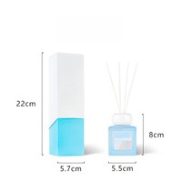 Vente directe d'usine, diffuseur d'huiles essentielles en verre réutilisable de 100 ml, longue durée