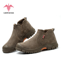 Bottes de sécurité pour soudeurs, pour hommes, chantiers de construction, anti-écrasement et anti-perforation, construction industrielle, confortables, décontractées