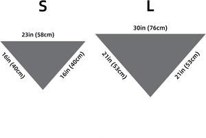 وشاح رول فاخر للكلاب منديل صغير متوسط كبير للكلاب ، وشاح مرايل مثلث مستوحى من نمط حيواني للبنات والأولاد في الربيع - Product Image 6