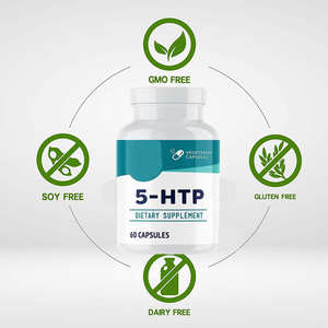 VitaHall Doğal <span class=keywords><strong>Griffonia</strong></span> Simplicifolia Tohumu Ekstresi Özel Etiket 5 Htp Kapsül 5 Hidroksitriptofan Kapsül - Product Image 6