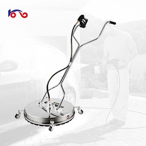 เครื่องฉีดน้ำแรงดันสูงสแตนเลสใหม่ ขนาด 20 นิ้ว พร้อมหัวฉีดทำความสะอาดพื้นผิวแบบแปรง 4000 PSI พร้อมปืนฉีดน้ำแบบล็อคด้วยไกปืน - Product Image 6