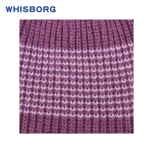 Ấm Len Thiết Kế Chất Lượng Cao Bán Buôn Phụ Nữ <span class=keywords><strong>Hat</strong></span> Với Gân Dệt Kim Dày Biểu Tượng Dành Cho Người Lớn Slouchy Womens Thiết Kế Beanies - Product Image 6