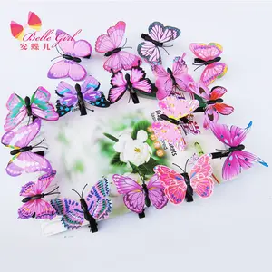 BELLEWORLD Wholesale Hair Accessories Kids Women Girls Costume Spring Butterfly Hair Clips Hair Clip Barrettes