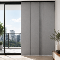 Proveedor Profesional de Persianas Verticales Extensibles de 4 Rieles con Bloqueo de Luz al 100% y Filtro de Luz, Persianas de Panel Deslizante para Patio