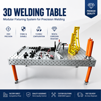 Plateforme de soudage modulaire flexible 3D, table de soudage en fonte nitrurée résistante à l'usure, prend en charge la personnalisation OEM