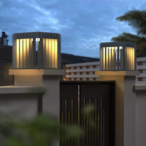 Lámpara Solar Impermeable para Poste de Puerta Exterior, Lámpara de Pared para Patio de Villa - Product Image 2