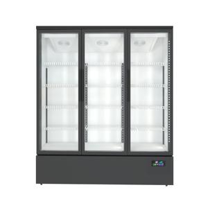 Congélateur vertical commercial 1500L à porte vitrée trempée, vente directe usine, certifié CE -22°C ℃   Réfrigérateur Vitrine - Product Image 1