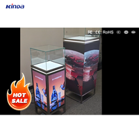 Écran LED Colonne Pleine Couleur Commercial pour Exposition P1.8 P2 Écran de Vitrine LED Mur Vidéo Panneau Écran Cube LED Intérieur