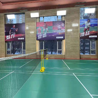 HITECDAD-Lámpara LED de Bádminton de alta calidad, sin sombra, montaje lateral, antideslumbrante, para tenis de mesa y estadio interior