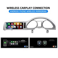 Écran de tableau de bord 10,25 pouces Snapdragon 665 8 cœurs Android 14 pour lecteur GPS CarPlay sans fil + filaire 1 an pour Audi Q7 2006-2015