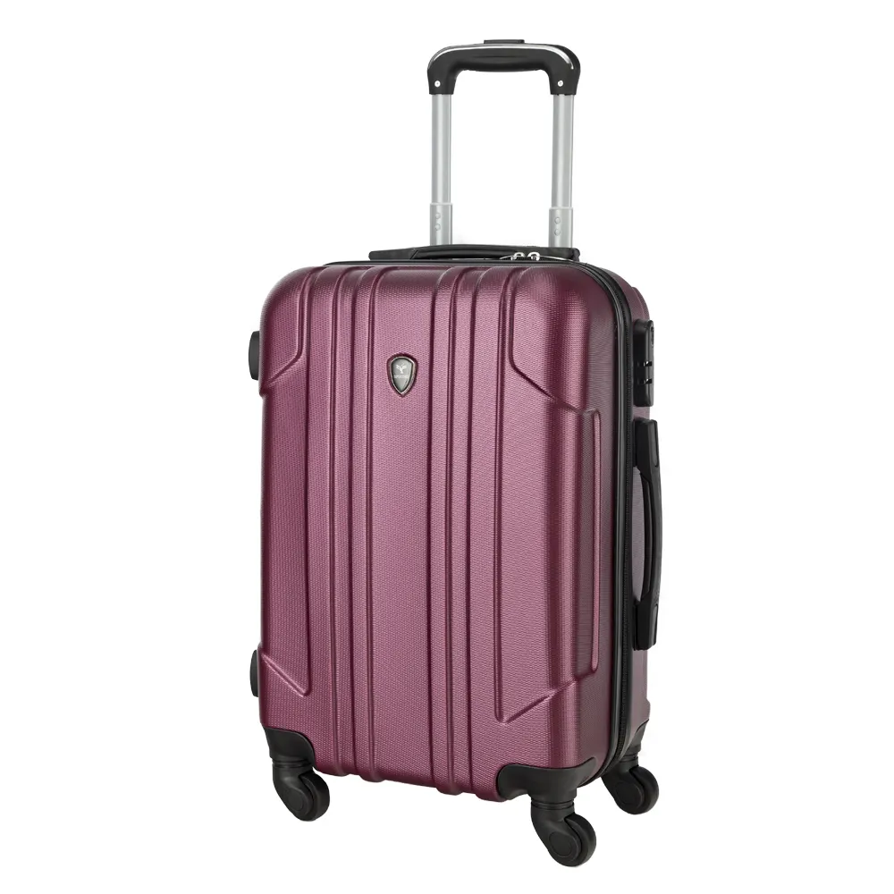 חדש סגנון מרקם ABS עגלת מקרה קשה מזוודות עגלת נסיעות מזוודה