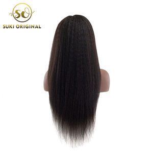 2020 más producto de Venta caliente rizado Peluca de cabello humano paquetes con el cierre de la Virgen <span class=keywords><strong>Yaki</strong></span> brasileño para las mujeres negras - Product Image 6