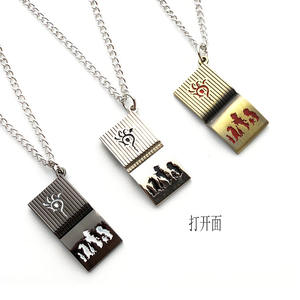 10 Designs Natsume's Book of Friends Porte-clés personnalisés Métal Mode <span class=keywords><strong>Livre</strong></span> Forme Pendentif Collier Anime Alliage Porte-clés Charmes - Product Image 4