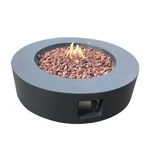 Mesa <span class=keywords><strong>de</strong></span> Fuego <span class=keywords><strong>de</strong></span> Concreto Resistente para Exteriores, Mesa <span class=keywords><strong>de</strong></span> Fogatas para Jardín, Calentadores <span class=keywords><strong>de</strong></span> Patio a Gas - Product Image 2