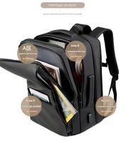 Fabrika Özel Üretim Dayanıklı Okul Laptop Sırt Çantası, USB Girişli, Hırsızlığa Karşı Koruyucu, Su Geçirmez, Taşınabilir, Yürüyüş, Kamp ve Seyahat İçin