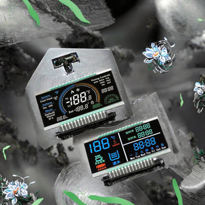 Tùy chỉnh transmissive 7 đoạn đồ họa Màn hình LCD HTN TN tích cực tinh thể lỏng hiển thị đồng hồ nước với 128x64 Độ phân giải - Product Image 3