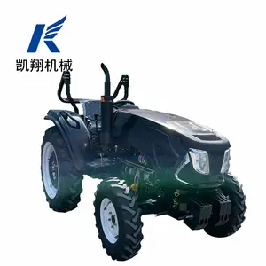 Chinese Mini wheel tractor matching rotation tiller 70HP 80HP 120HP cheap 4x4 wheeled tractors used for agriculture