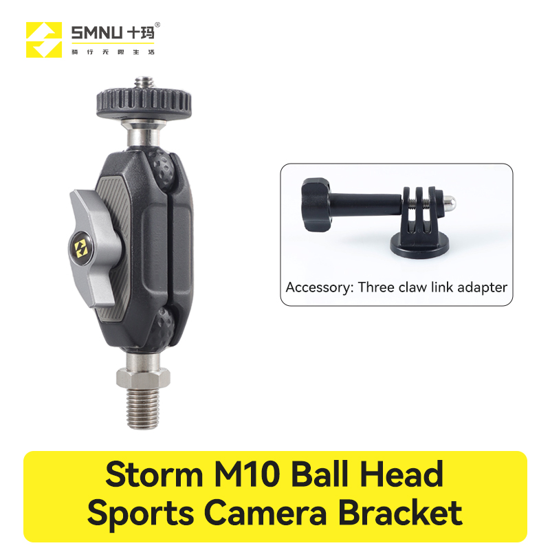 Support de caméra de sport à rotule Black Storm M10