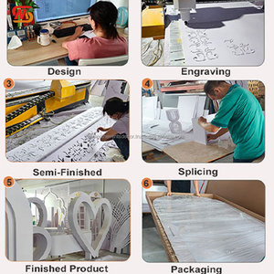 SMOOTH Wave White Multilayer Wedding Pvc Acrylic Arch Stand Events Backdrop Stage Decoration Ceremony <b>Party</b> <b>Props</b> - Product Image 5