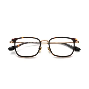 Figroad 2024 modische retro quadratische anti blaue brille Luxusmarken-Design damen herren optischer Brillenrahmen