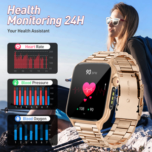 <span class=keywords><strong>Reloj</strong></span> <span class=keywords><strong>Inteligente</strong></span> BWP6 SDK para Hombre, Contesta Llamadas, Linterna LED, Monitor de Actividad Física, <span class=keywords><strong>IP67</strong></span>, Asistente de Voz con IA, Monitor de Oxígeno en Sangre - Product Image 5