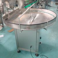 Edelstahl 800mm Durchmesser Runder Flaschen-Drehtisch Zuführmaschine Akkumulations-Drehtisch Entwirrmaschine