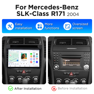 Radio para Auto Junsun de 9 Pulgadas con Carplay y Android para Mercedes-Benz Clase SLK R171 2004-2011, Reproductor de DVD, Unidad Principal Multimedia - Product Image 2