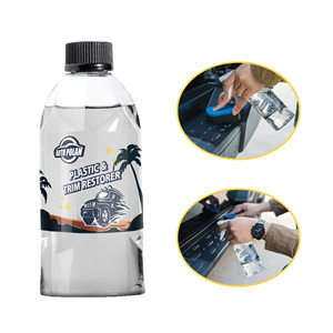 Restaurateur de plastique automobile Retour au noir brillant Produits de nettoyage de <span class=keywords><strong>voiture</strong></span> Autos Polissage et réparation Rénovateur de revêtement pour les détails de voitures - Product Image 3