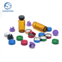 Capsules détachables en aluminium de 20 mm de couleur personnalisée pour flacons en verre