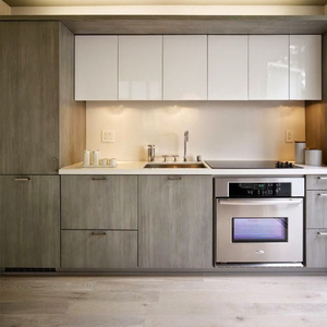 Tủ bếp có độ bóng cao phong cách hiện đại tủ bếp thiết kế gỗ rắn mueble Para cocina nhà thiết kế - Product Image 4