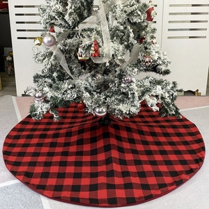 Best Quality Sparkly Silver Snowflake Sequin Luxury Faux White <strong>Fur</strong> Christmas Tree <strong>Skirt</strong> - Product Image 3