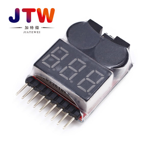 JTW Digital <b>Battery</b> <b>Tester</b> XB100 7-23V Li-ion <b>Battery</b> Pack Voltage Display With Beeper Alarm - Product Image 1