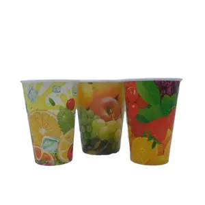 Vaso de papel ecológico con fugas, accesorio de doble pared de 12oz, logotipo personalizado, varios tamaños