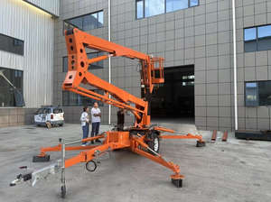 नई गुणवत्ता 300-800 किलोग्राम हाइड्रोलिक मोबाइल टॉबल के साथ 25.6 मीटर अधिकतम ऊंचाई बहु-शक्ति के साथ बूस्ट लिफ्ट प्लेटफॉर्म - Product Image 6