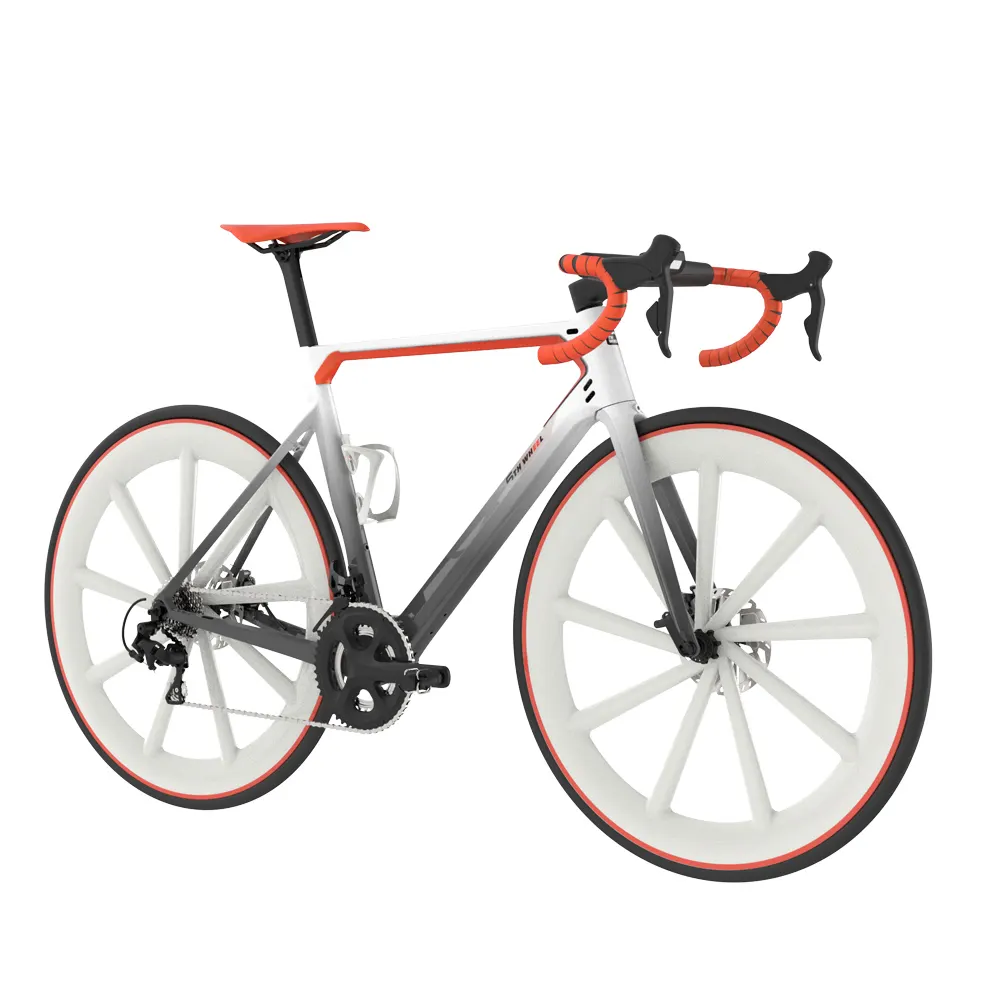 Road Bike Ultimate Disc Brake Mtb Full Carbon in Carbon Only 11kg Load 100kg Private Label Customized Logo Red R1 Portable Bike