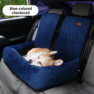 Cama para Mascotas de Algodón y Terciopelo Cómoda a Precio de Fábrica, Cinturón de Seguridad para Perros Extraíble y Lavable con Estampado Animal para Gatos - Product Image 6
