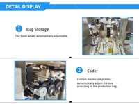 Machine d'emballage alimentaire rotative multifonctionnelle entièrement automatique pour sacs à fermeture éclair Machine d'emballage de sachets Doypack