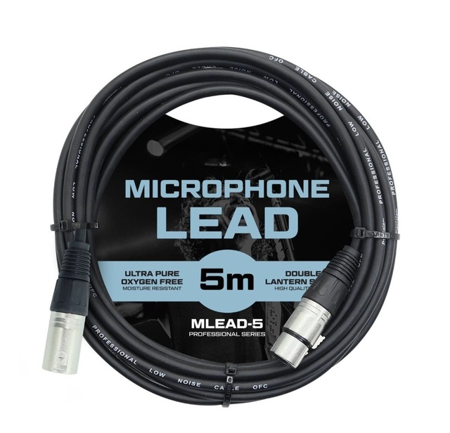 Direct Cables HLY OFC Professional Microphone XLR Cable (Available in 1m/2m/3m/5m/6m/10m/15m/20m/25m Length)