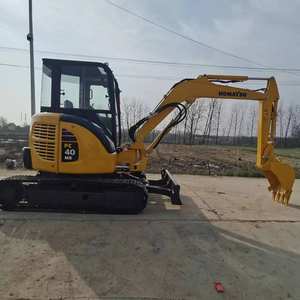 Miniexcavadora Komatsu Pc40 Usada en Buen Estado, Cabina Abierta, Pc 40, Excavadora Pequeña de 4 Toneladas en Venta, Pc40mr - Product Image 3