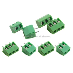 KF350/KF396 Bloques de terminales de empalme verde 2P-3P 3,5mm/3,96mm Conectores de paso Nuevo