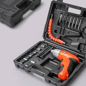 จูกงไขควงไฟฟ้า 12V แบตเตอรี่ลิเธียมแบบชาร์จไฟได้ชุดเครื่องมือสว่านปืนพกขนาดเล็กพร้อมเครื่องชาร์จและดอกสว่าน - Product Image 5