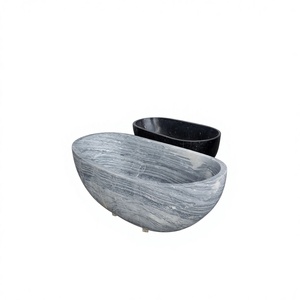 Bañera de piedra natural de granito, mármol y travertino - Product Image 2