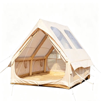 Tente de cabine gonflable en tissu Oxford 300D, 3*4m, grand espace, imperméable, coupe-vent, glamping, portable, quatre saisons, installation rapide, 0,52 mm