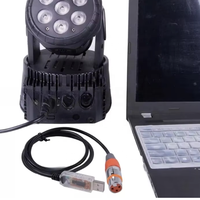 Câble adaptateur d'interface USB vers DMX FTDI RS485 Chip Stage Light PC DMX512 Controller Dimmer DMX USB Signal Conversion Cable
