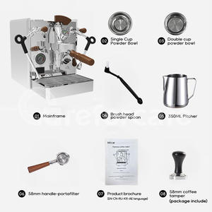 Venta al por mayor de fábrica Máquina de café espresso capuchino Máquina de café Café - Product Image 5