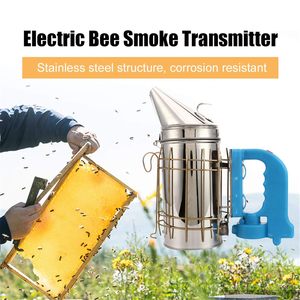 Ahumador de abejas de materiales de alta calidad, ahumador de abejas eléctrico recargable con calor, herramientas de apicultura de acero inoxidable - Product Image 6
